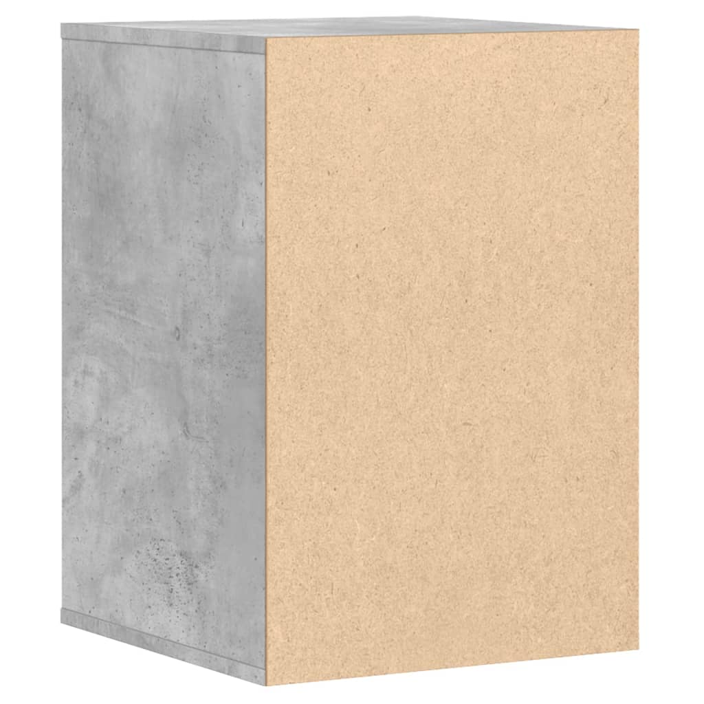 vidaXL Corner Chest of Drawers Concrete Grey 40x41x58 cm Engineered Wood 6