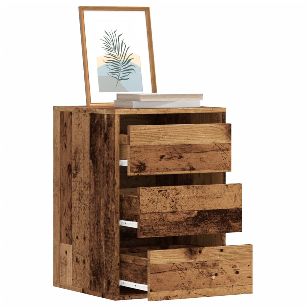 vidaXL Corner Chest of Drawers 40x41x58 cm Engineered Wood