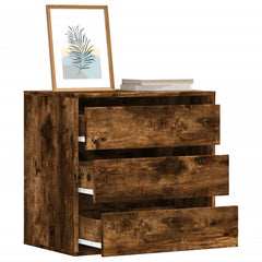 Corner Chest of Drawers 60x41x58 cm Engineered Wood Smoked oak