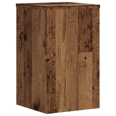 vidaXL Plant Stand 2 pcs Old Wood 30 x 30 x 50 cm Engineered Wood 3