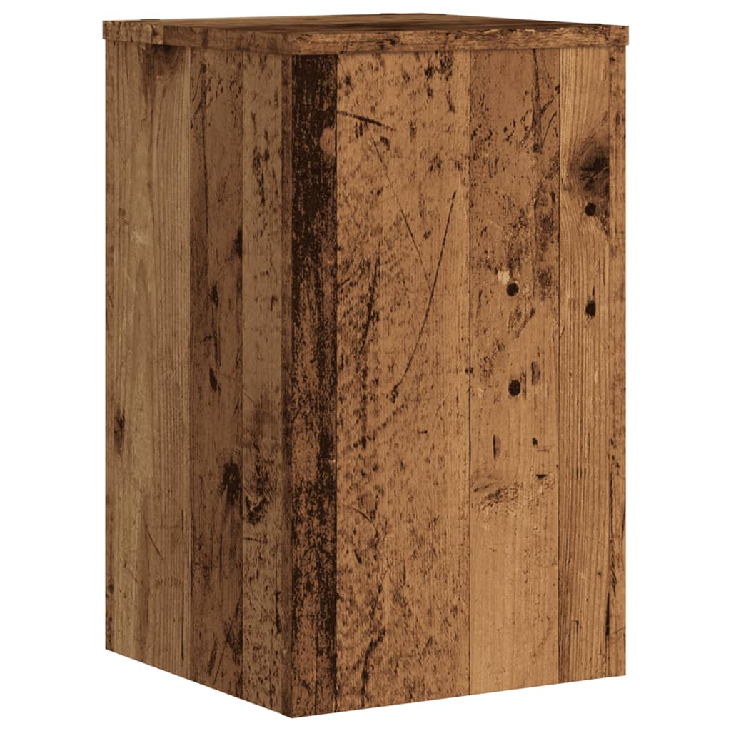 vidaXL Plant Stand 2 pcs Old Wood 30 x 30 x 50 cm Engineered Wood 5