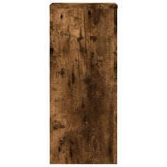 vidaXL Plant Stand 2 pcs Smoked Oak 30 x 30 x 70 cm Engineered Wood 4