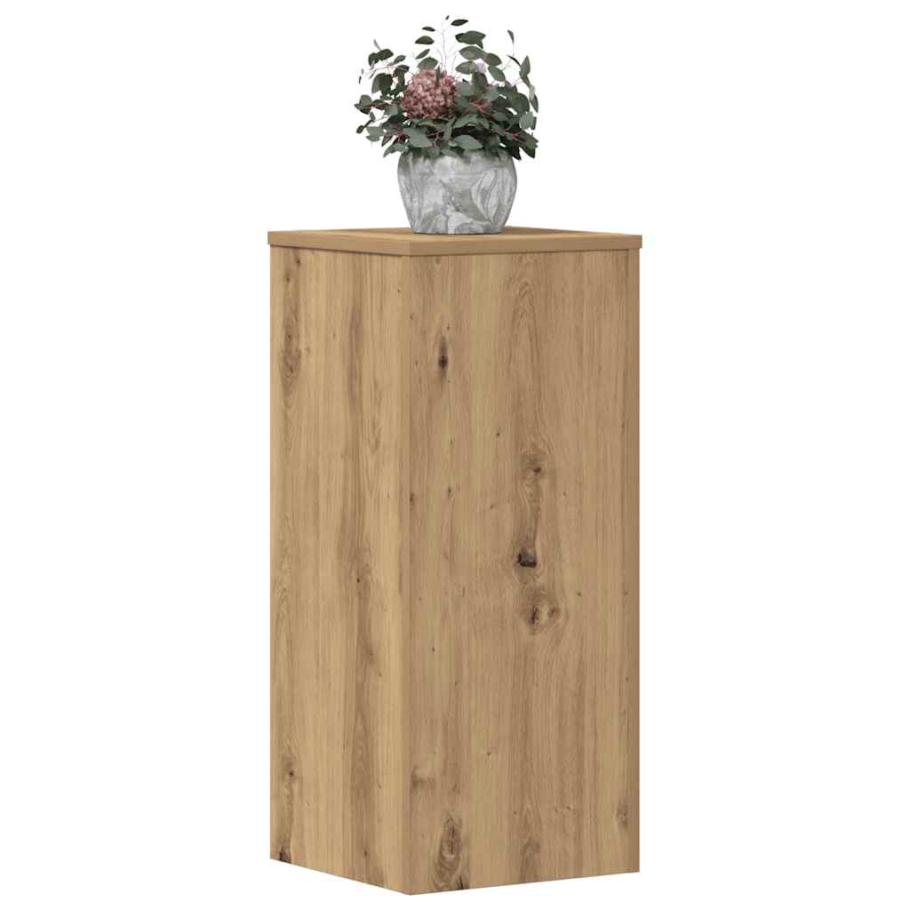 Plant Stands 2 pcs Artisan Oak Engineered Wood, image 3