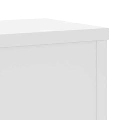 vidaXL Plant Stand 2 pcs White 17 x 17 x 60 cm Engineered Wood 6