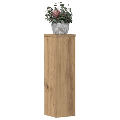 Plant Stand 2pcs 17x17x60 cm Engineered Wood Width 17 cm Oak