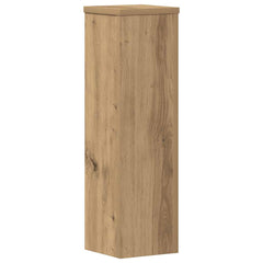 vidaXL Plant Stand 2 pcs Oak 17 x 17 x 60 cm Engineered Wood 3