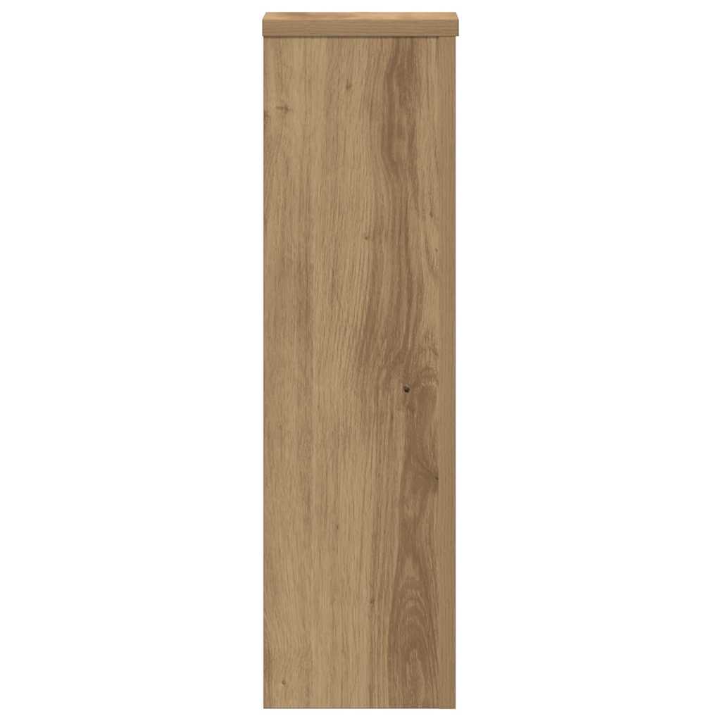vidaXL Plant Stand 2 pcs Oak 17 x 17 x 60 cm Engineered Wood 4