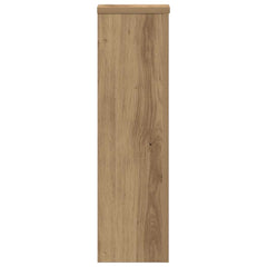 vidaXL Plant Stand 2 pcs Oak 17 x 17 x 60 cm Engineered Wood 4