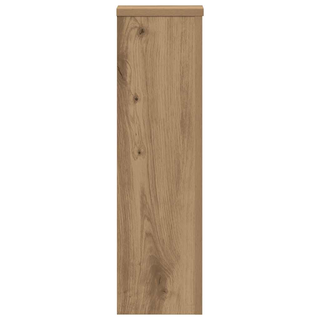 vidaXL Plant Stand 2 pcs Oak 17 x 17 x 60 cm Engineered Wood 6