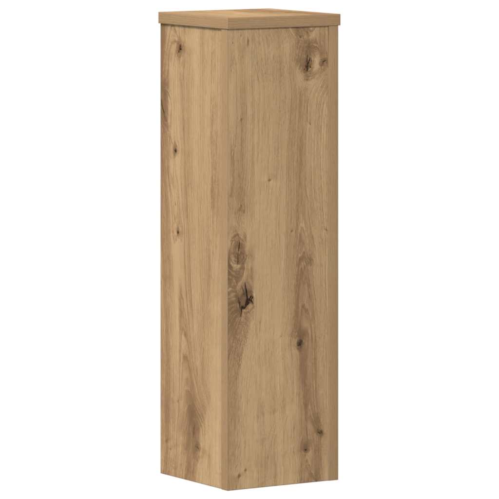 vidaXL Plant Stand 2 pcs Oak 17 x 17 x 60 cm Engineered Wood 5