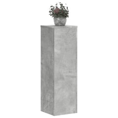 Plant Stand 2pcs Engineered Wood Width 25 cm Concrete grey