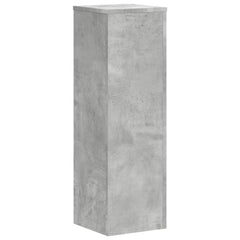 vidaXL Plant Stand 2 pcs Concrete Grey 25 x 25 x 80 cm Engineered Wood 3