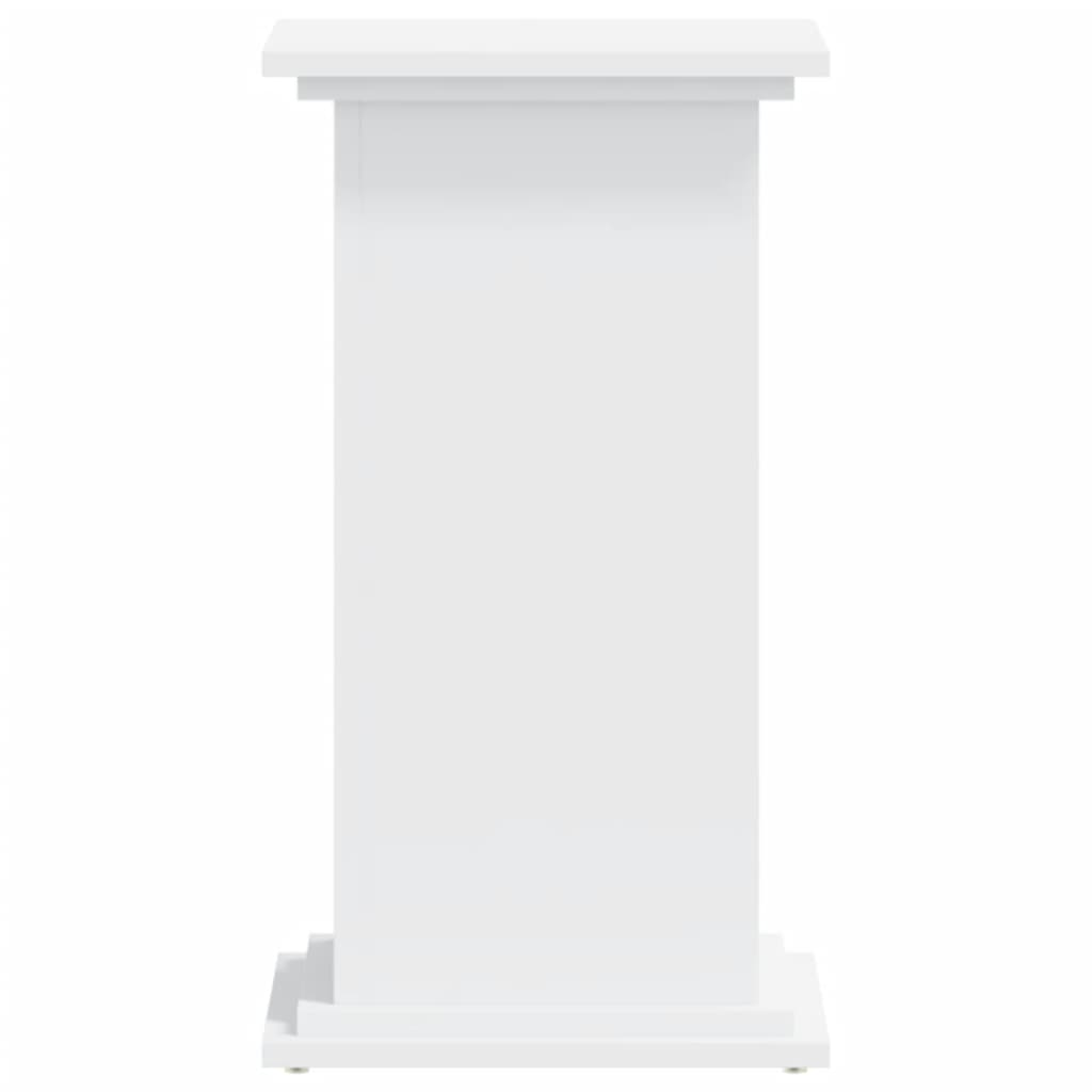 vidaXL Plant Stand White 33 x 33 x 60 cm Engineered wood 3