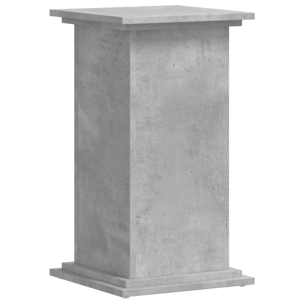 vidaXL Plant Stand Concrete Grey 33 x 33 x 60 cm Engineered wood 4