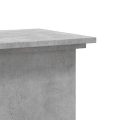 vidaXL Plant Stand Concrete Grey 33 x 33 x 60 cm Engineered wood 6