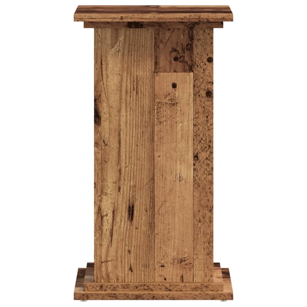 vidaXL Plant Stand Old Wood 33 x 33 x 60 cm Engineered wood 3