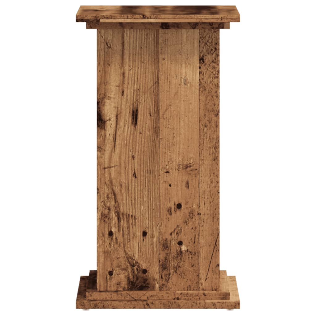 vidaXL Plant Stand Old Wood 33 x 33 x 60 cm Engineered wood 5