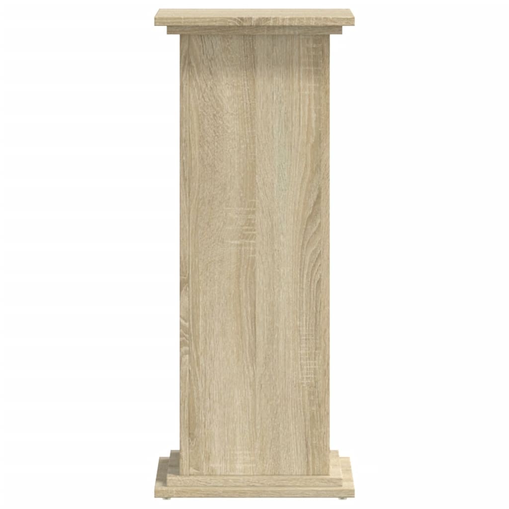vidaXL Plant Stand Sonoma Oak 33 x 33 x 80 cm Engineered wood 3