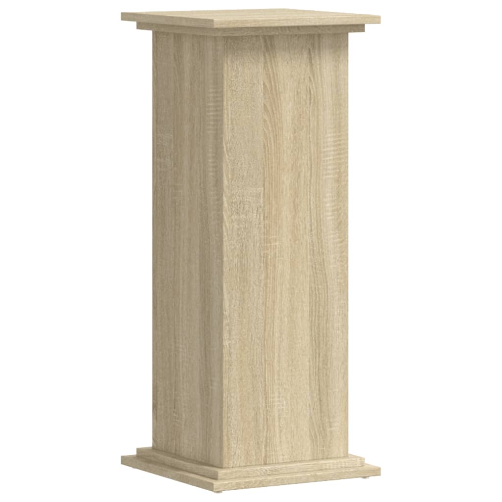 vidaXL Plant Stand Sonoma Oak 33 x 33 x 80 cm Engineered wood 4