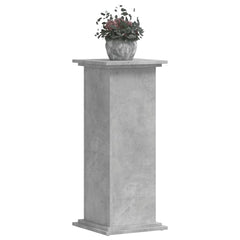 Plant Stand Engineered Wood 33 x 33 x 80 cm Concrete grey
