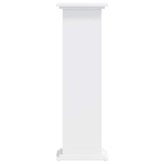 vidaXL Plant Stand White 33 x 33 x 100 cm Engineered wood 5