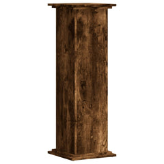vidaXL Plant Stand Smoked Oak 33 x 33 x 100 cm Engineered wood 4