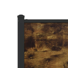 vidaXL Replace Headboard Smoked Oak 75 cm Engineered Wood and Steel 6