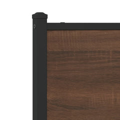 vidaXL Replace Headboard Brown Oak 75 cm Engineered Wood and Steel 6