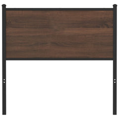 vidaXL Replace Headboard Brown Oak 80 cm Engineered Wood and Steel 3