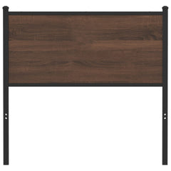 vidaXL Replace Headboard Brown Oak 90 cm Engineered Wood and Steel 3