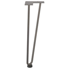vidaXL Hairpin Legs for Coffee Table 4 pcs Natural Steel 42 cm Solid Steel 6