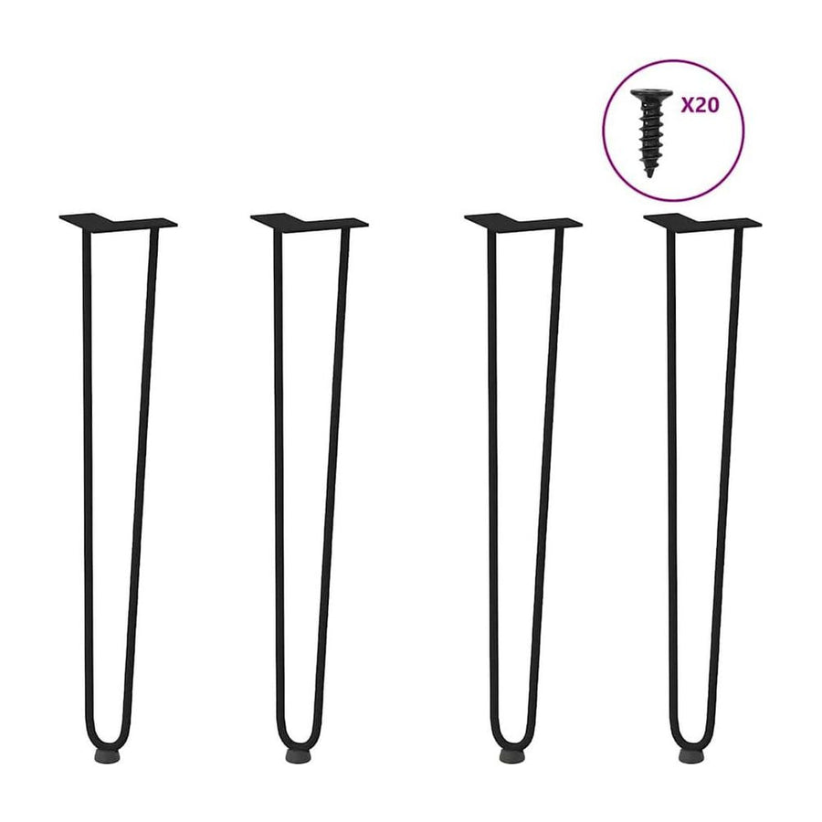 Hairpin Legs for Console Table in Black