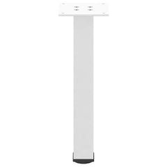 vidaXL Coffee Table Legs 4 pcs White 42-44 cm Steel 5