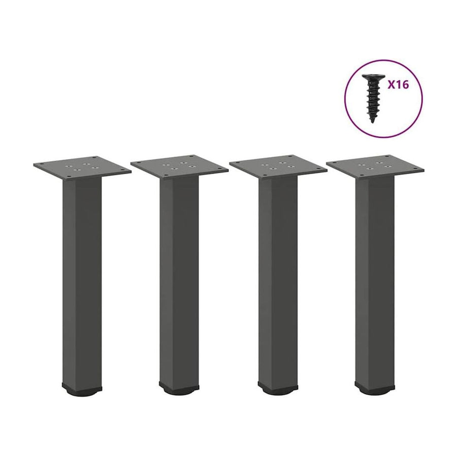 Coffee Table Legs 4 pcs Anthracite 42-44 cm