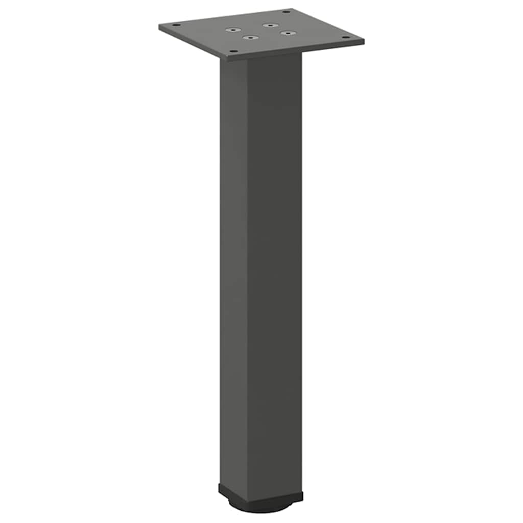 vidaXL Coffee Table Legs 4 pcs Anthracite 42-44 cm Steel 4
