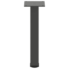vidaXL Coffee Table Legs 4 pcs Anthracite 42-44 cm Steel 5