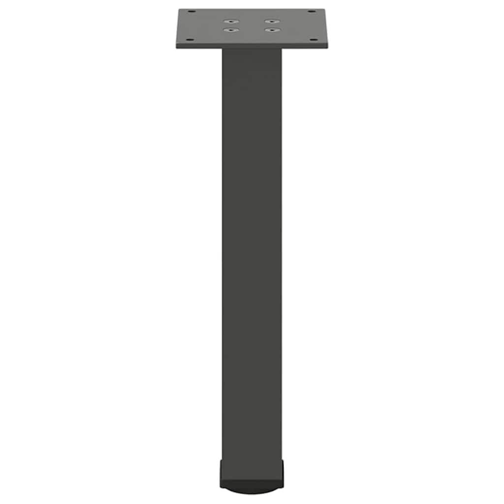 vidaXL Coffee Table Legs 4 pcs Anthracite 42-44 cm Steel 6