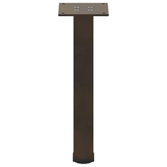 vidaXL Coffee Table Legs 4 pcs Natural Steel 42-44 cm Steel 5