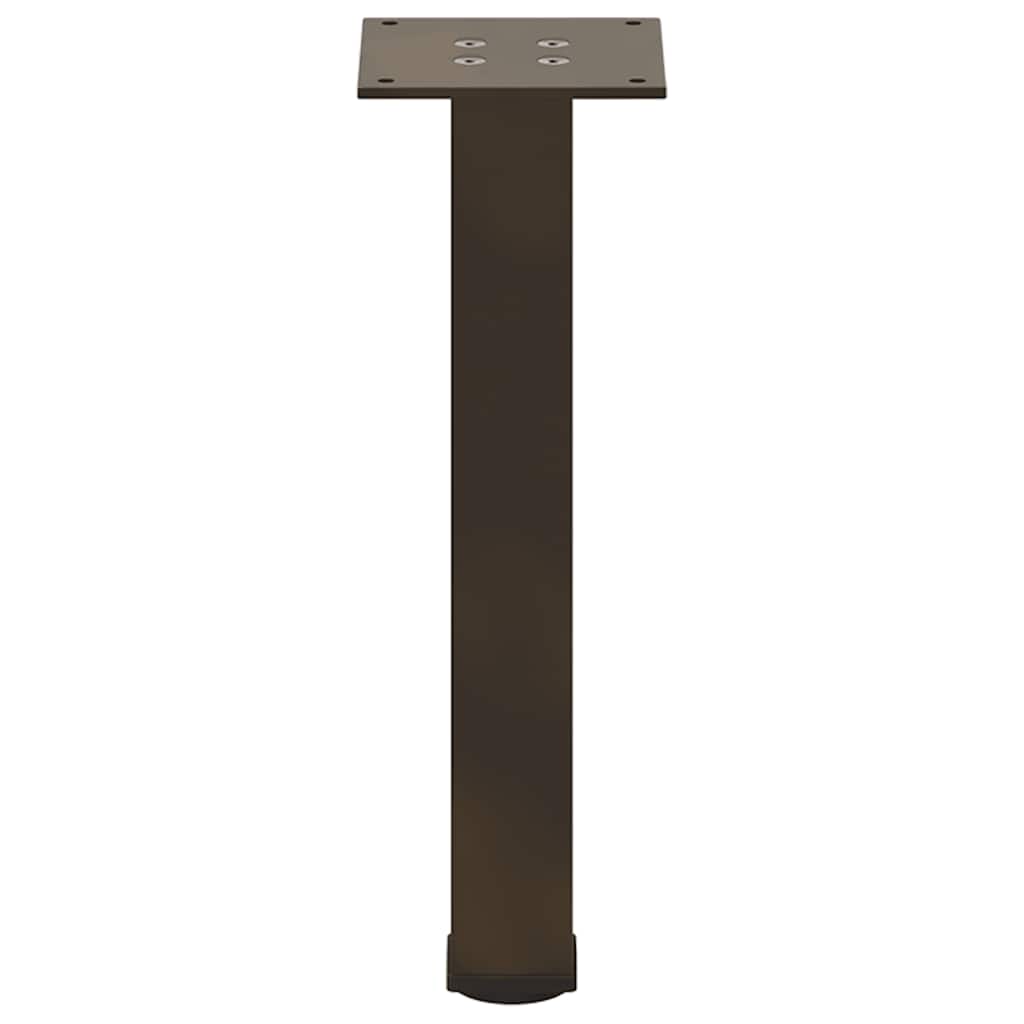 vidaXL Coffee Table Legs 4 pcs Natural Steel 42-44 cm Steel 6
