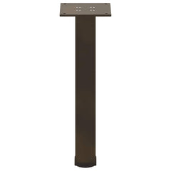 vidaXL Coffee Table Legs 4 pcs Natural Steel 42-44 cm Steel 6