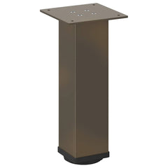 vidaXL Coffee Table Legs 4 pcs Natural Steel 30-32 cm Steel 4