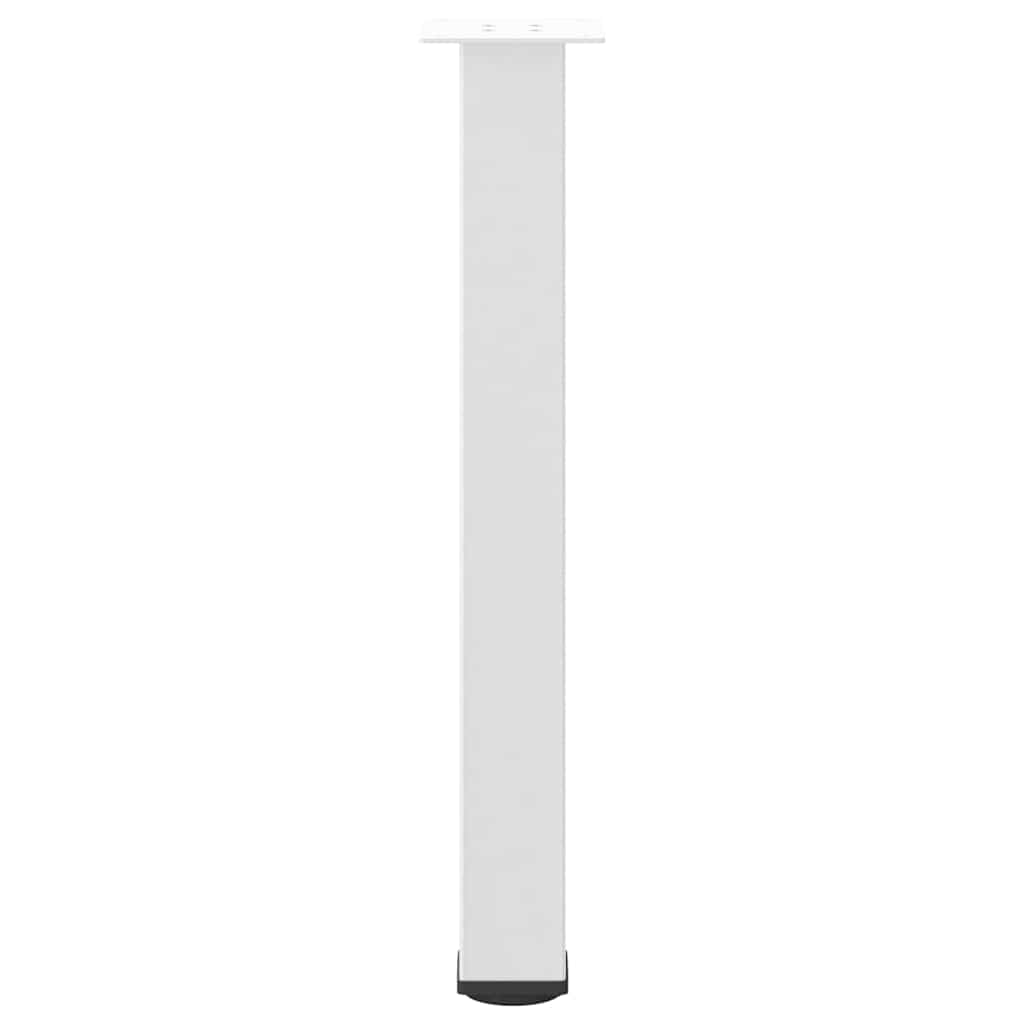vidaXL Console Table Legs 4 pcs White 72-74 cm Steel 5