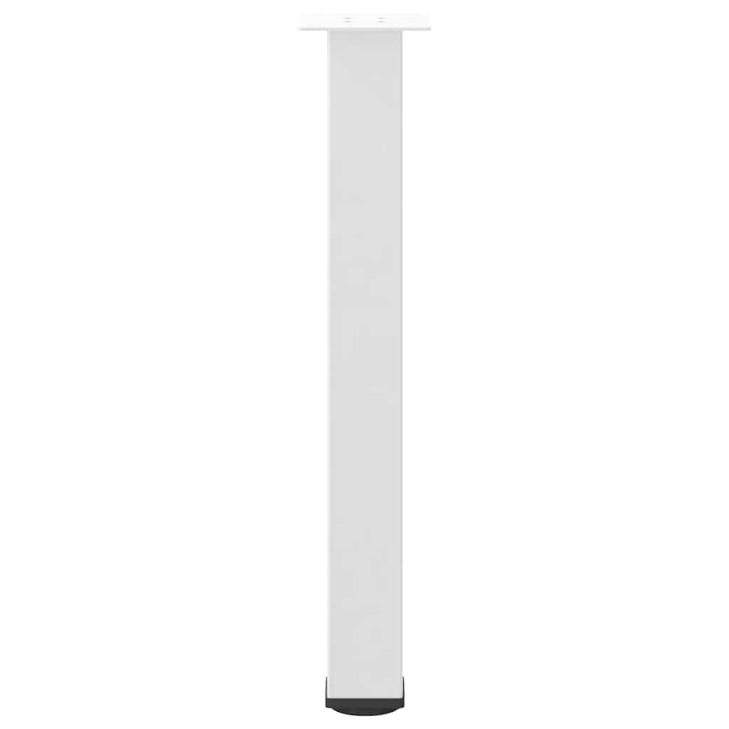 vidaXL Console Table Legs 4 pcs White 72-74 cm Steel 6