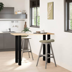 Coffee Table Legs 4 pcs 30-32 Steel Black 90-92 cm (80 mm)