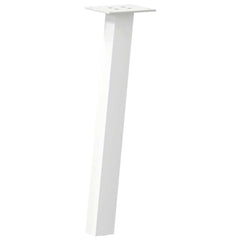 vidaXL Coffee Table Legs 4 pcs White 42 cm Steel 4