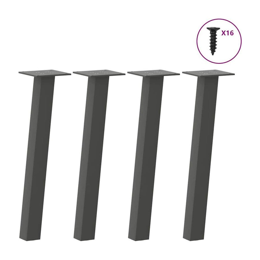 Coffee Table Legs 4 pcs Anthracite 42 cm