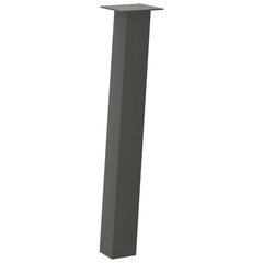 vidaXL Console Table Legs 4 pcs Anthracite 72 cm Steel 4