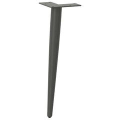 vidaXL Coffee Table Legs Conical Shape 4 pcs Anthracite 42-43 cm Steel 4