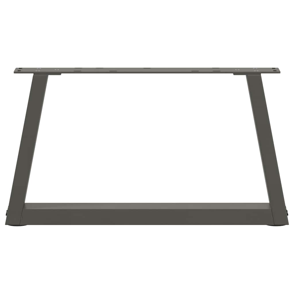 vidaXL Coffee Table Legs V-Shape 2 pcs Anthracite 60x(30-31.3) cm Steel 5