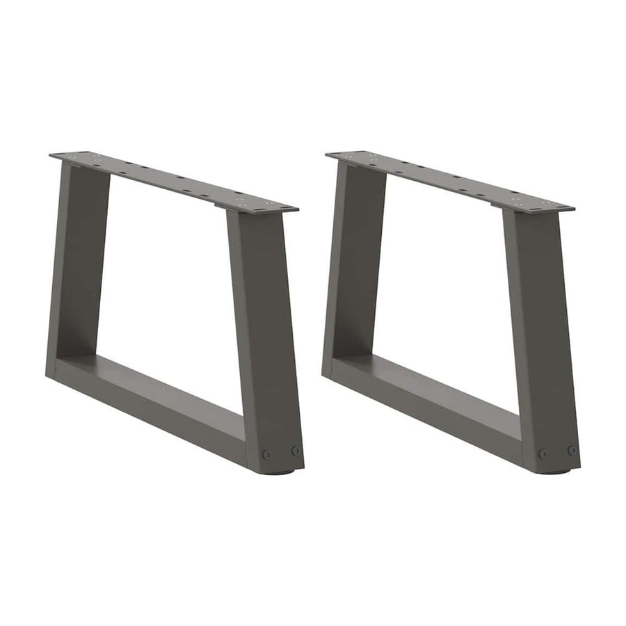 Coffee Table Legs V-Shape 2 pcs Anthracite Steel